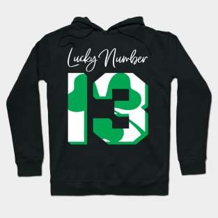 'Lucky Number 13' Awesome Lucky Number Gift Hoodie